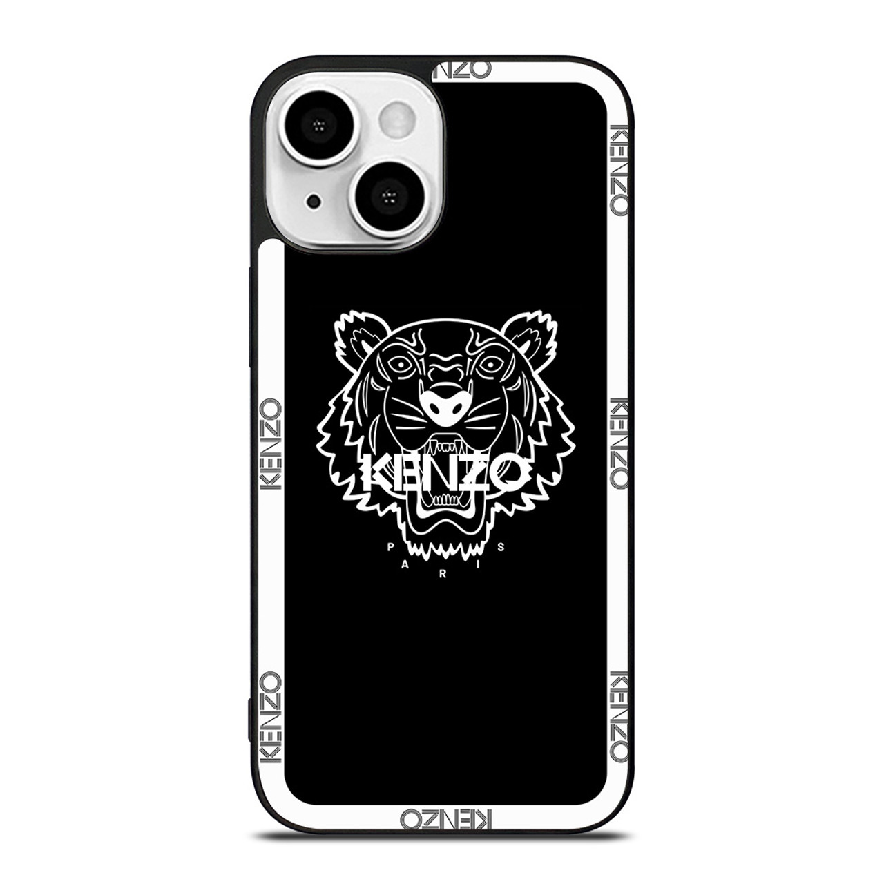 KENZO PARIS BORDERED LOGO iPhone 13 Mini Case Cover